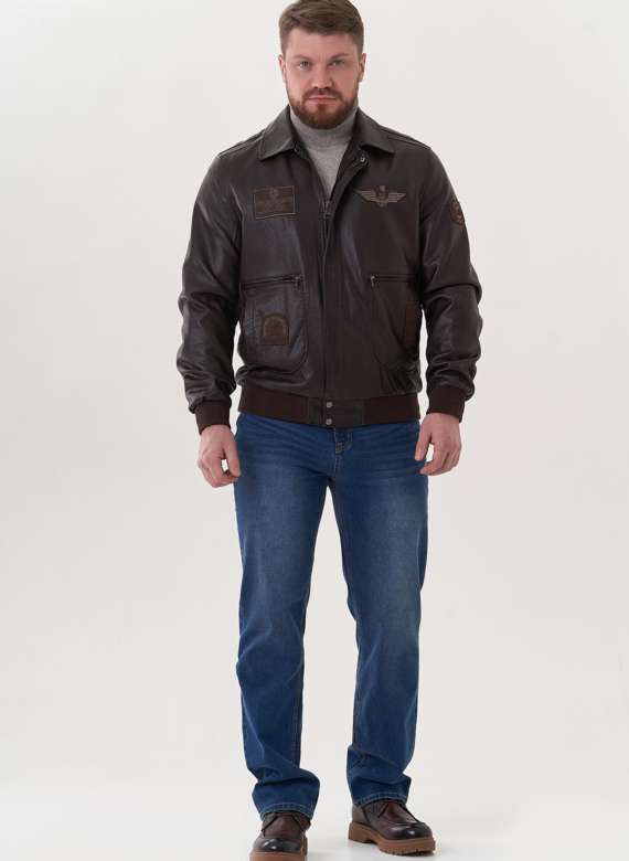 Мужская куртка из эко кожи