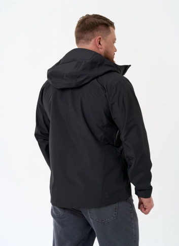 Мужская ветровка черного цвета