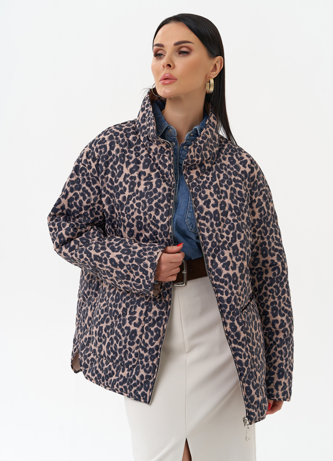 Женская двухсторонняя куртка модель № 29933 универмаг малина