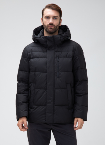 Мужской пуховик с капюшоном 