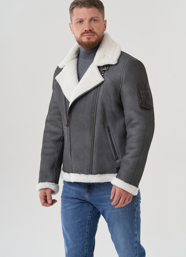 Дубленка мужская  модель № 81628 в рассрочку