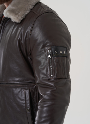 Мужская куртка из натуральной кожи 