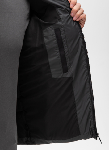 Мужской пуховик с капюшоном 