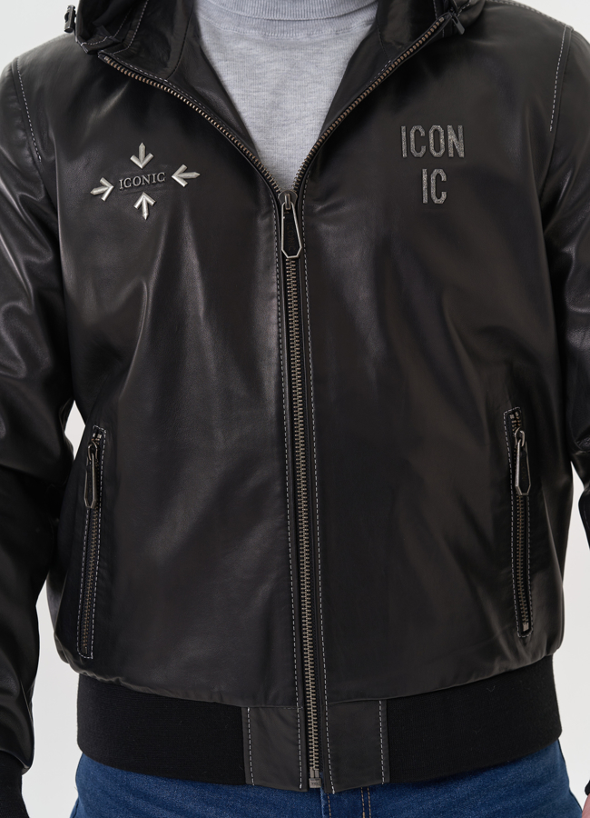 Мужская кожаная куртка 