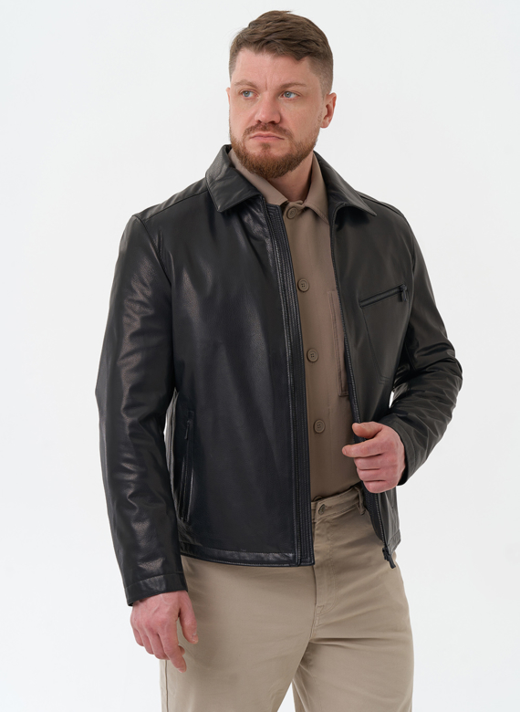 Мужская куртка из натуральной кожи 