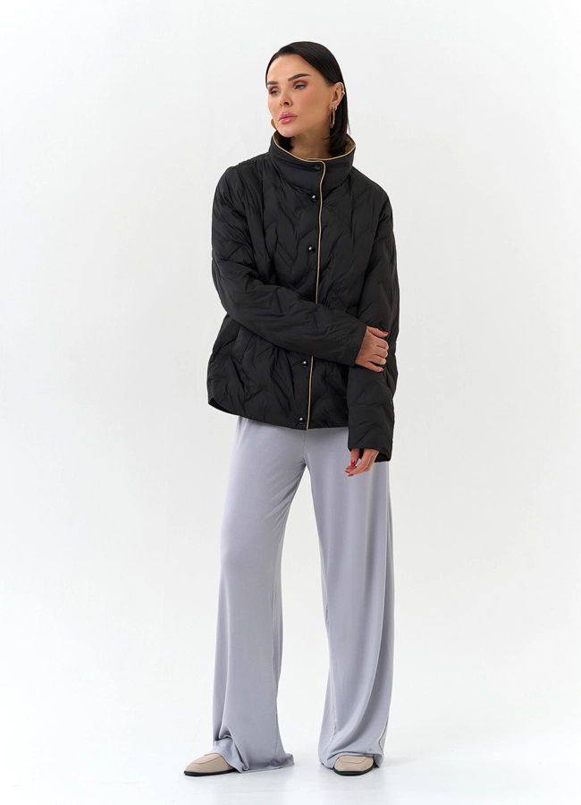 Женская куртка с воротником стойкой модель № 32569 универмаг малина